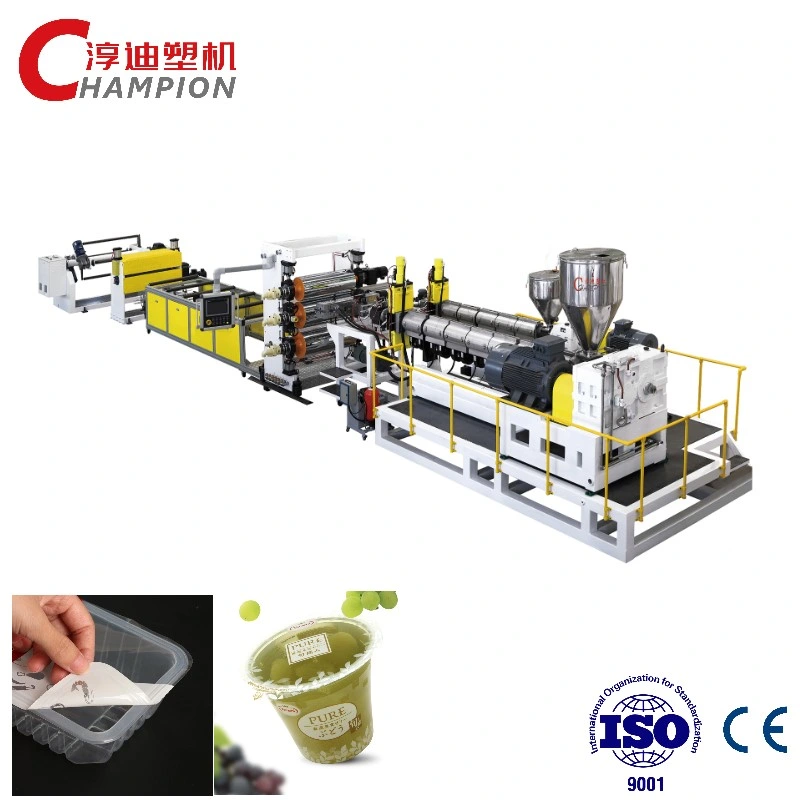 Machine Manufacturer PP/PS Sheet Plate Extruder Famous Extrusion Line