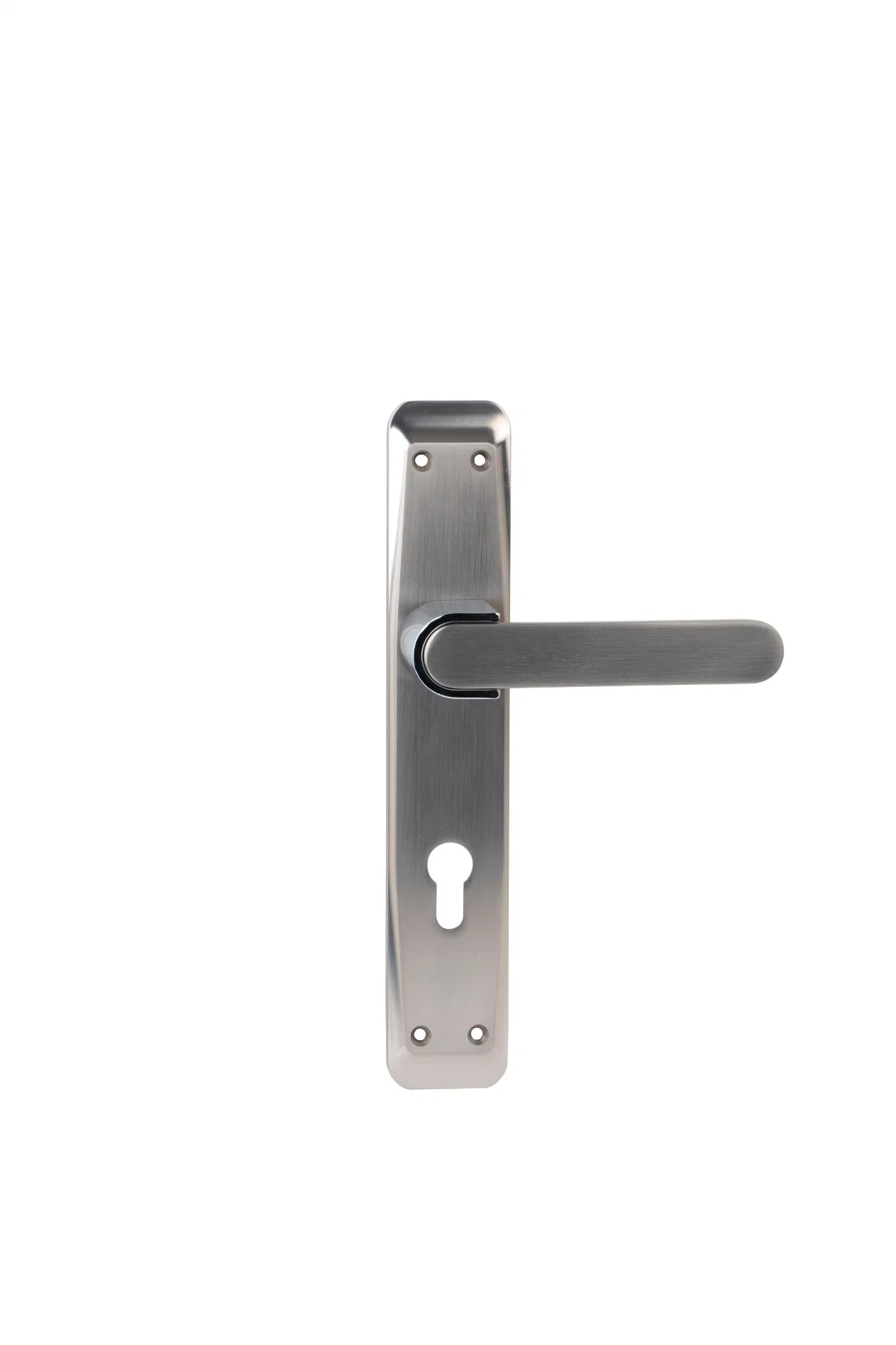 Chave de venda a quente Privacidade Segurança de Liga de zinco 85 mm porta Pega com placa fechadura de segurança para porta Pl165-H262