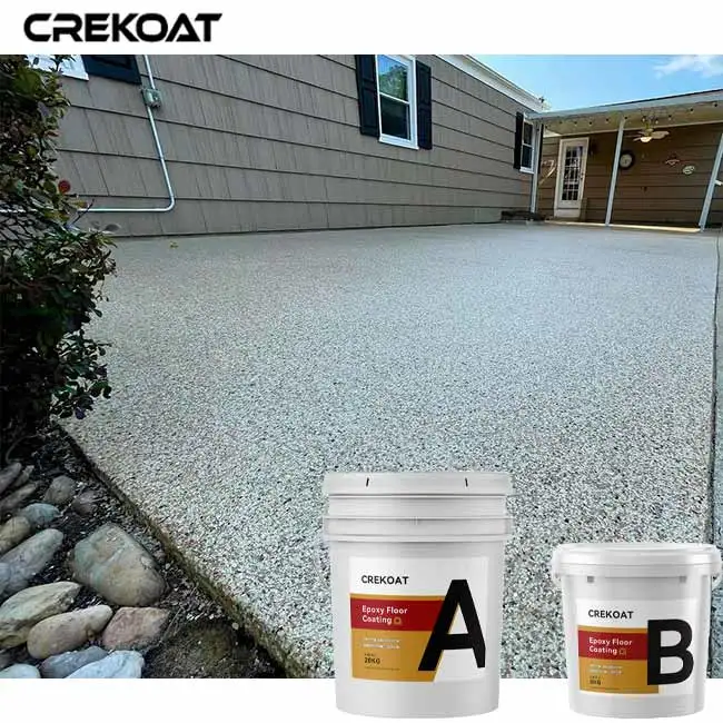 Epoxy Coating Concrete Surface Nature Stone Epoxy Resin Driveway