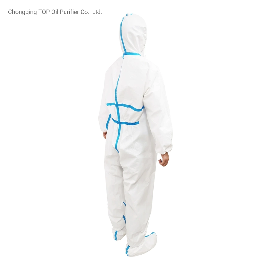 Personal Medical Protective Wear Men and Women Overalls White Non-Woven Hospital Clothes