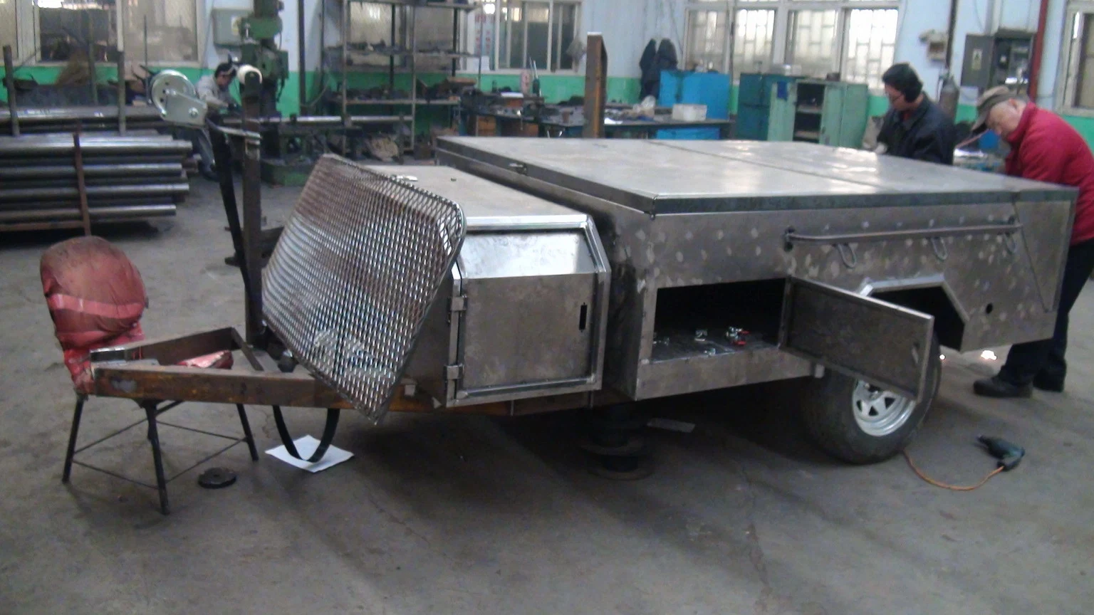 Galvanized Camper Tent Trailer