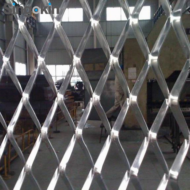 Galvanized Steel Stretch Diamond Mesh Expanded Metal Mesh for Protection