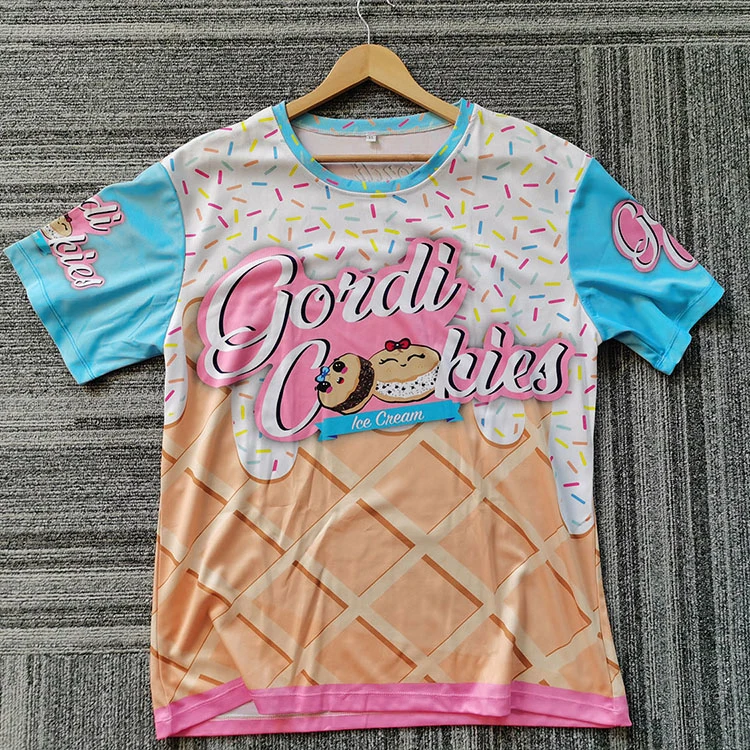 Custom 3D Shirt Design Sublimation T Shirts poliéster