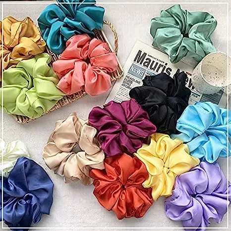 Mode Seide Scrunchies für Lady