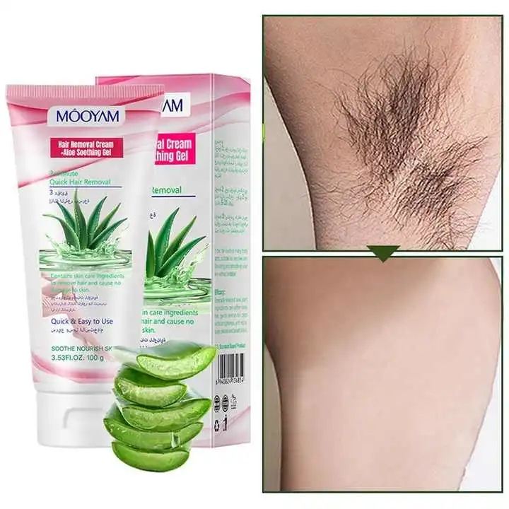 5 Mins Efficiency Full Body Painless Moisturizing Permanent Body Hair Removal Cream