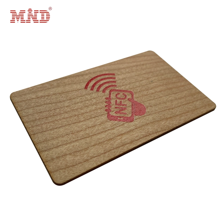 Factory Price RFID NFC Wood Card with Customized Printing