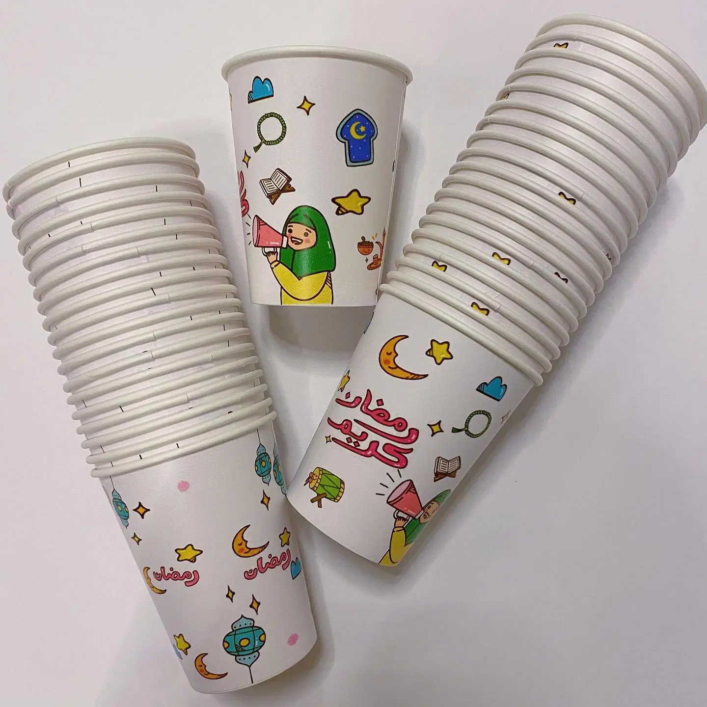 Water-Based Coating Paper Cups Printing Double Wall Paper Cup