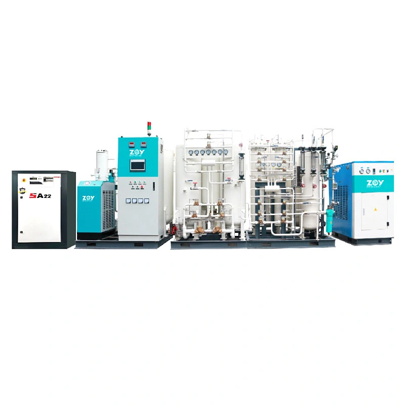 50 nm3/h PSA Sauerstoffgenerator 93 % Sauerstoffreinheit für Krankenhaus