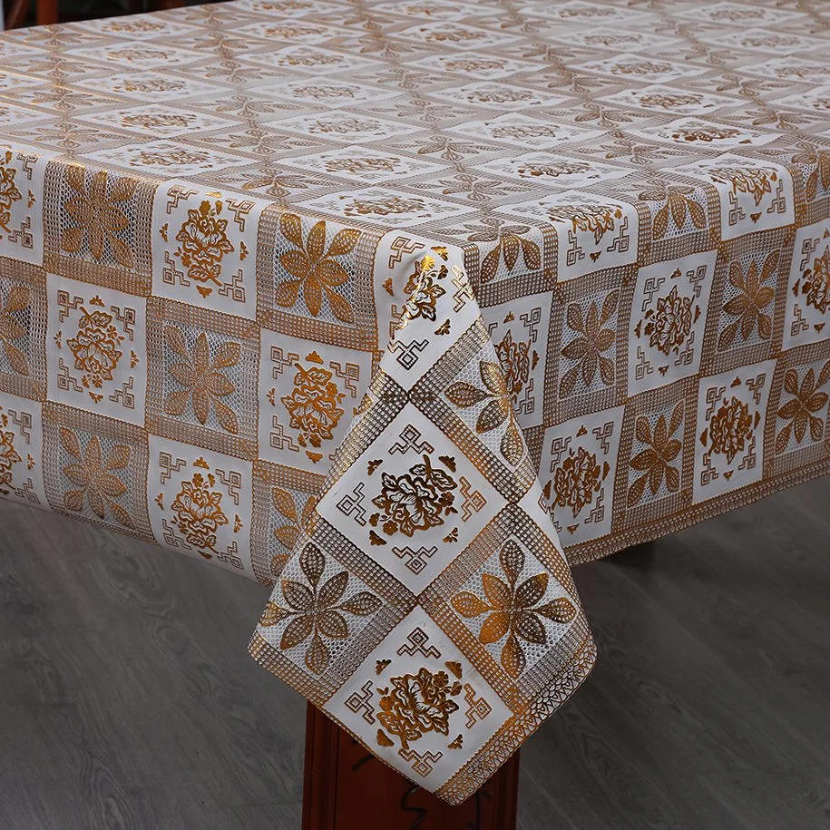 Embroidered Lace PVC Table Liner for Upscale Restaurants