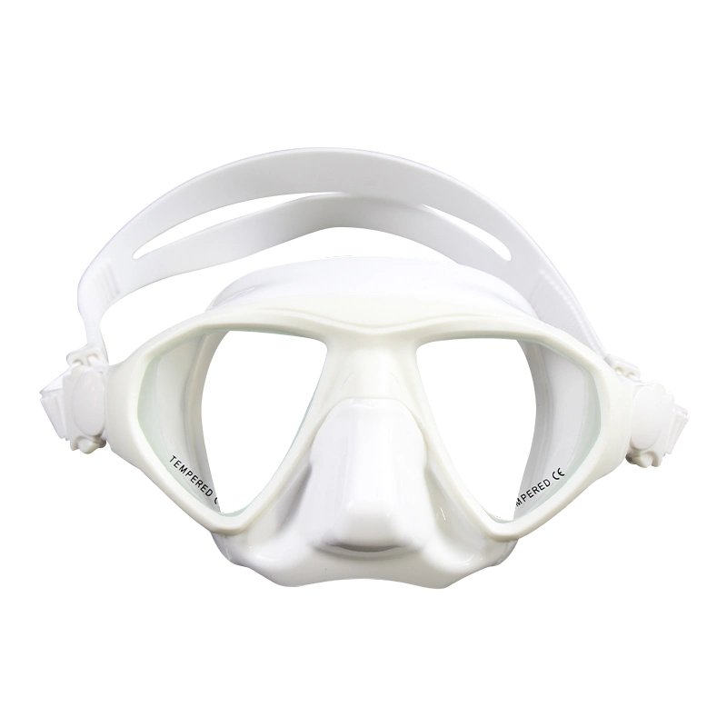 Adult Scuba Snorkeling Dive Mask Easy Adjustable Strap Low Volume Lens for Best Vision