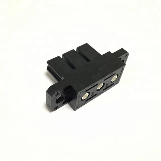 3 Pin Male Tp950p 35A Pet GF30 RoHS Black Wire Terminals Crimp Electrical Connector