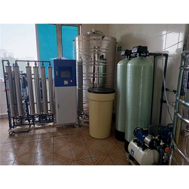 Hh 100-10000L/H Water Softener for Distillation Equipment Hard Water/Well Water Treatment Machine