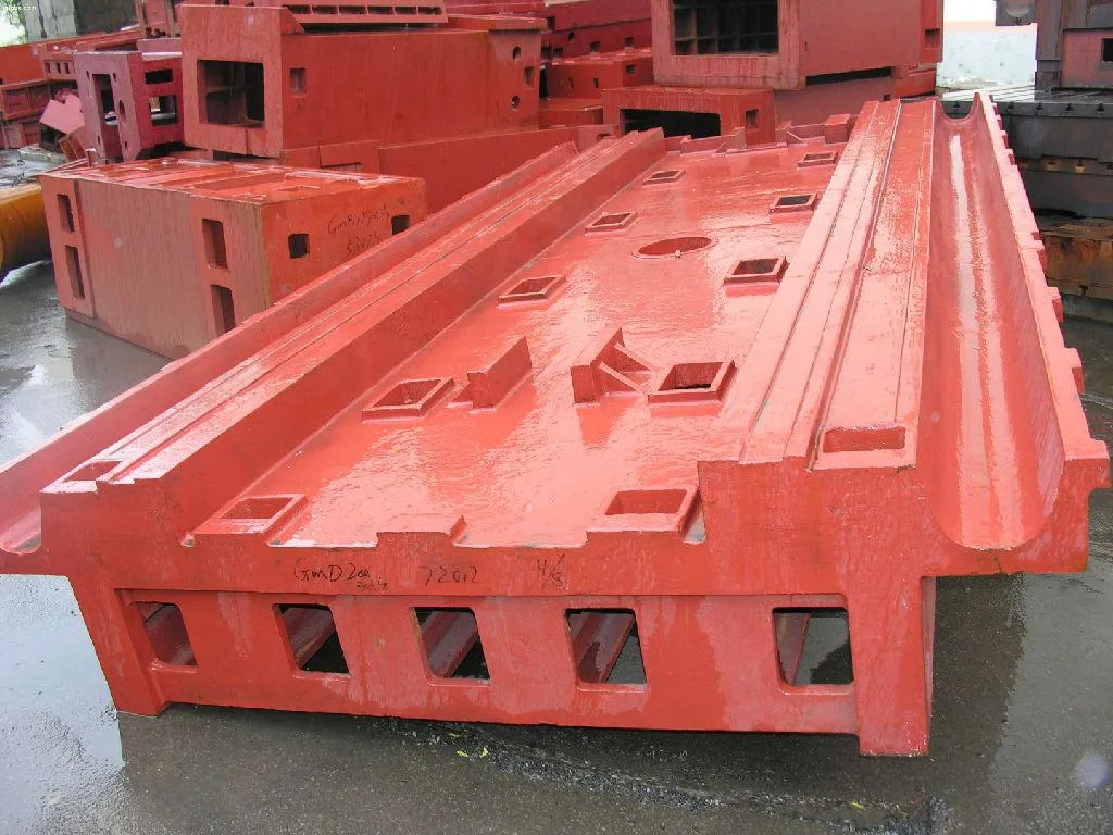 Cast Iron Sand Casting Beds/Base/Frame for Milling Machine