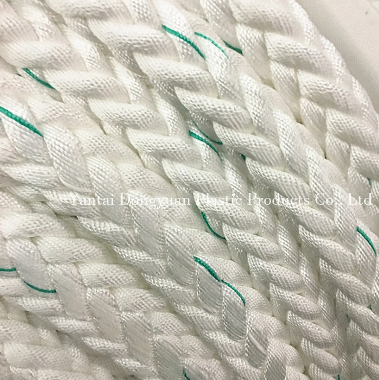 8 Strands Polypropylene Rope for Mooring Marine Danline Multifilament Hawser Rope 40mm 64mm 80mm