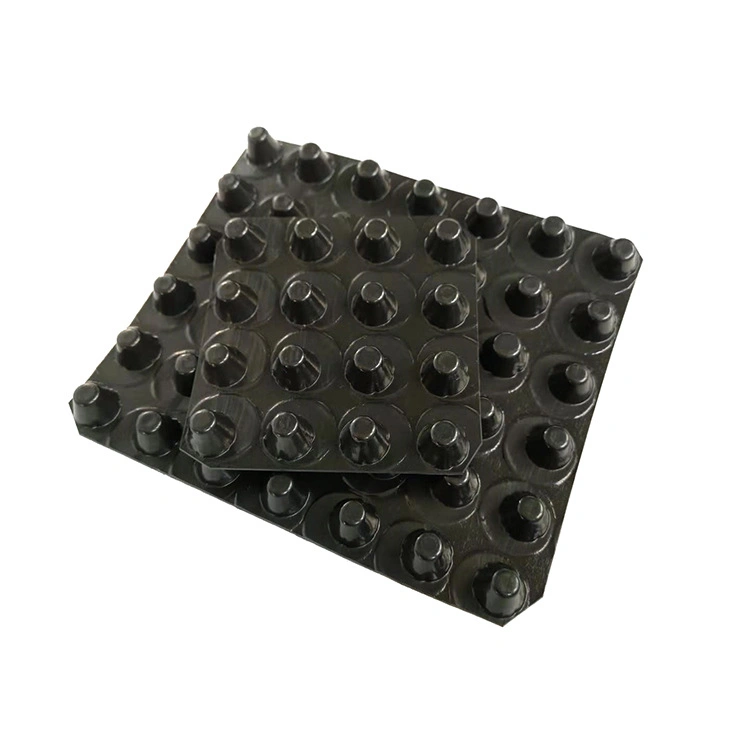 Waterproof 10mm HDPE Drainage Board Sheet in 2.5m*30m Per Roll for Roofing Anti-Seepage