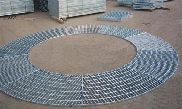 Construction Galvanized Steel Grating with Irregular Shape, Circle, Arc-Shaped