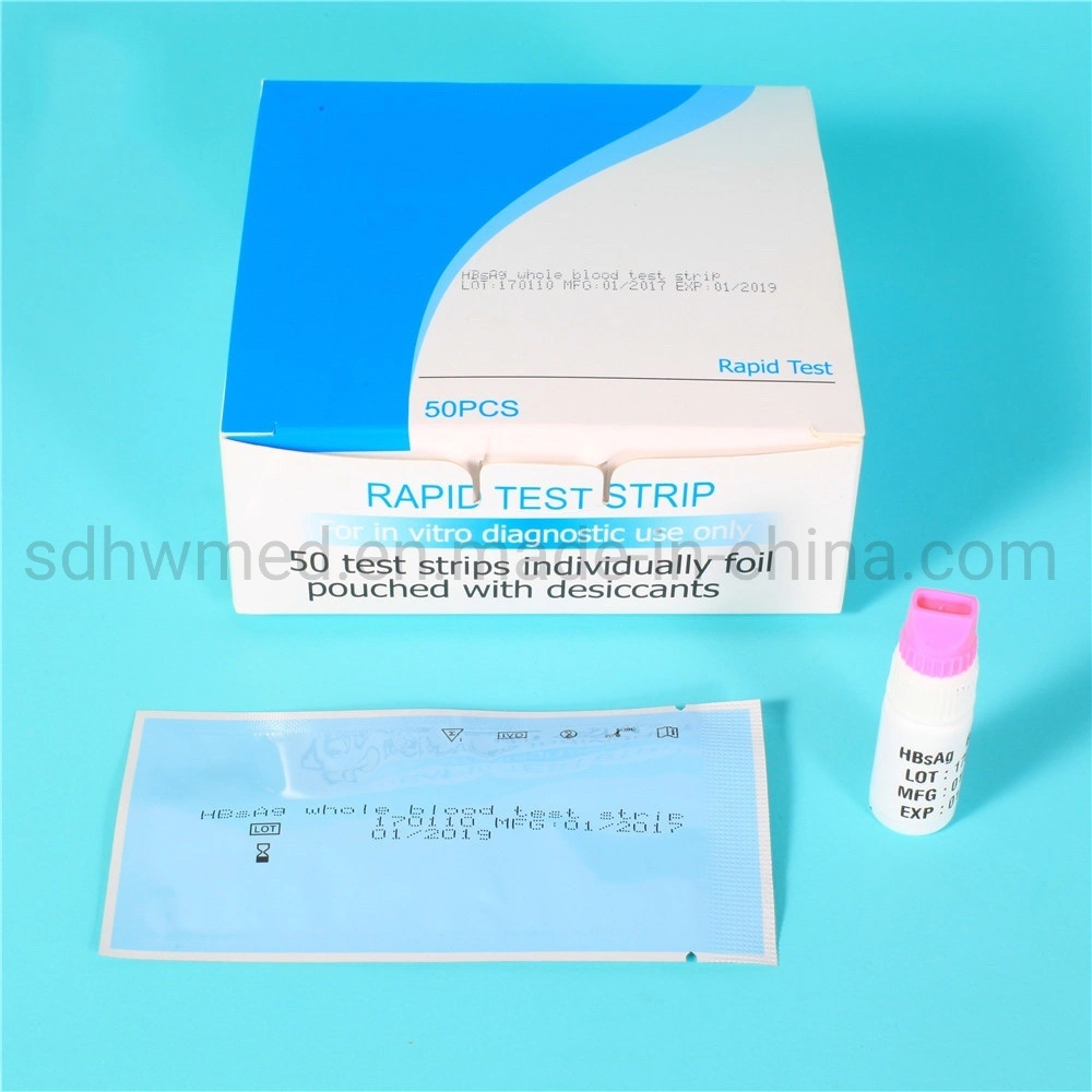 HBsAg Test HBsAg Rapid Test Card/with CE Mark ISO 13485