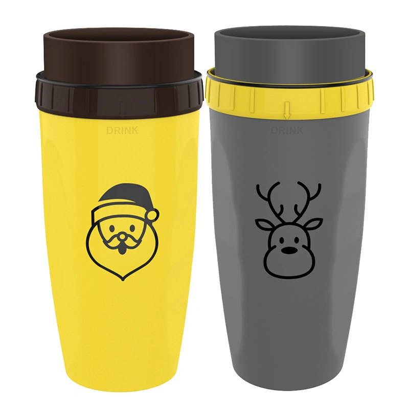 Lidless Neolid Twizz Coffee Cup Aperture Mug with Straw Double Silicone Tiktok Leak Proof and Insulated Revolutionary Twist Plastic Travel Mug