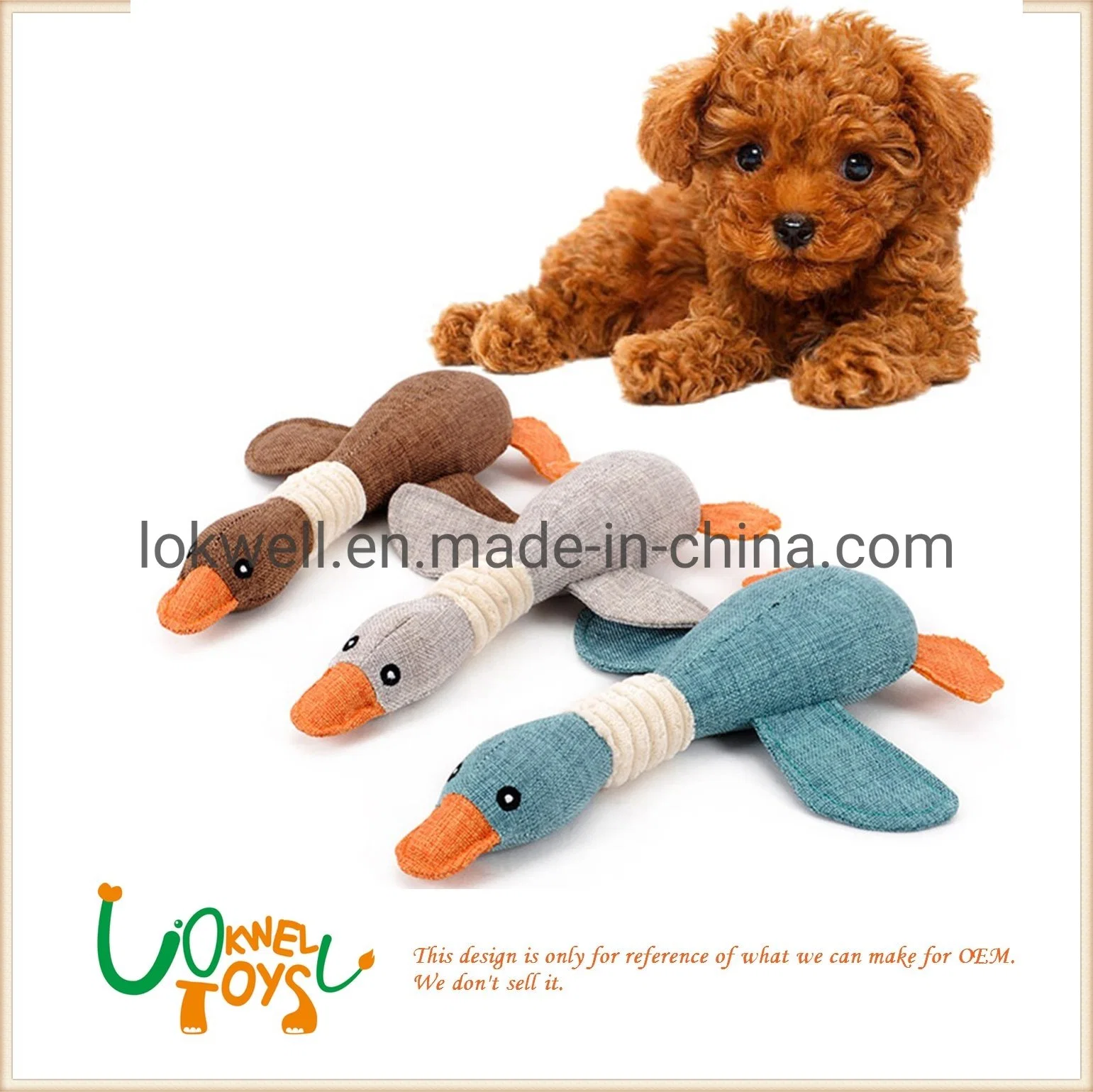 Animals Toy Pet Product Plush Stuffed Dog Chew Toys Customized