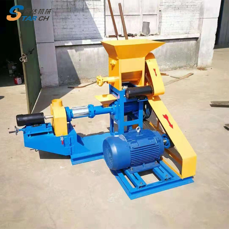 50kg/Hr Floating Fish Feed Pelletizing Machine Mill Pellet Extruder Pellet Extrusion