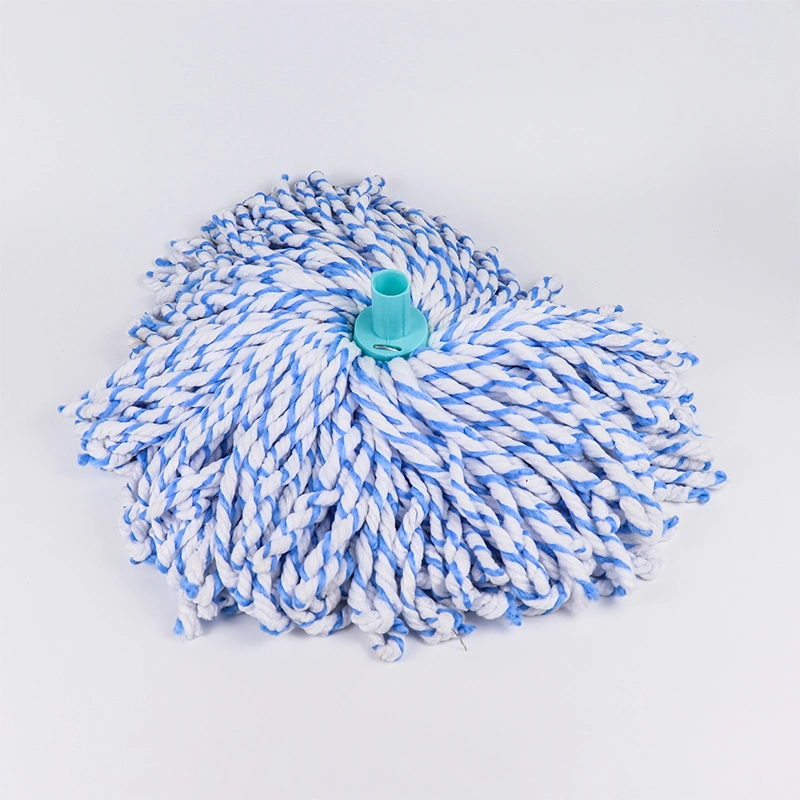 Nettoyage de la surface de vente en gros MOP Microfiber Wet MOP recharge avec Vis tête en plastique