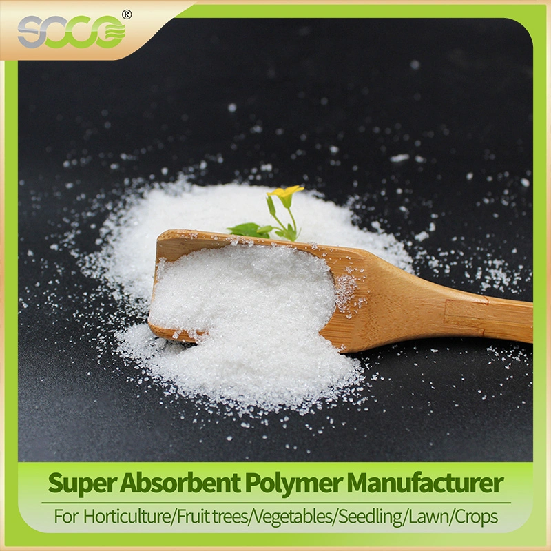 Biodegradable Potassium Polyacrylate Sap Super Absorbent Polymer for Planting Cherries and Blueberries