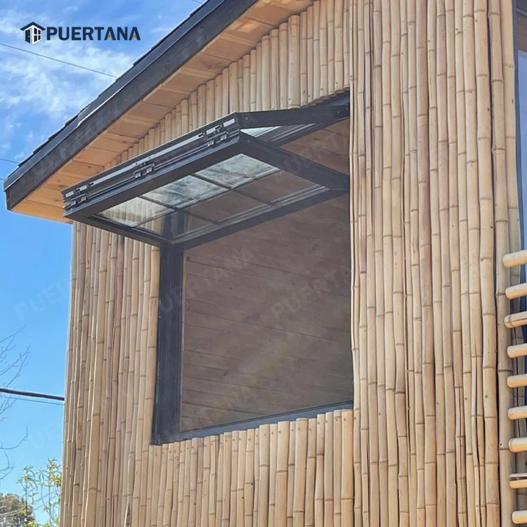 Perfil de aluminio plegable con deslizamiento vertical ventanas y puerta