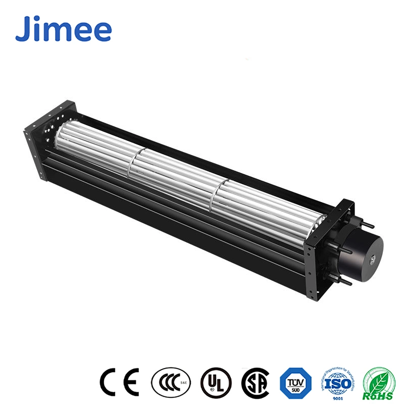 Jimee Motor China Tangential Kreuz Flow Fan Lieferanten Großhandel Aluminium Gebläse JM-90-1020 0,19 (A) Strömungsstrom-Lüftermotor für Backofen / Fußbodenheizung / Konvektor