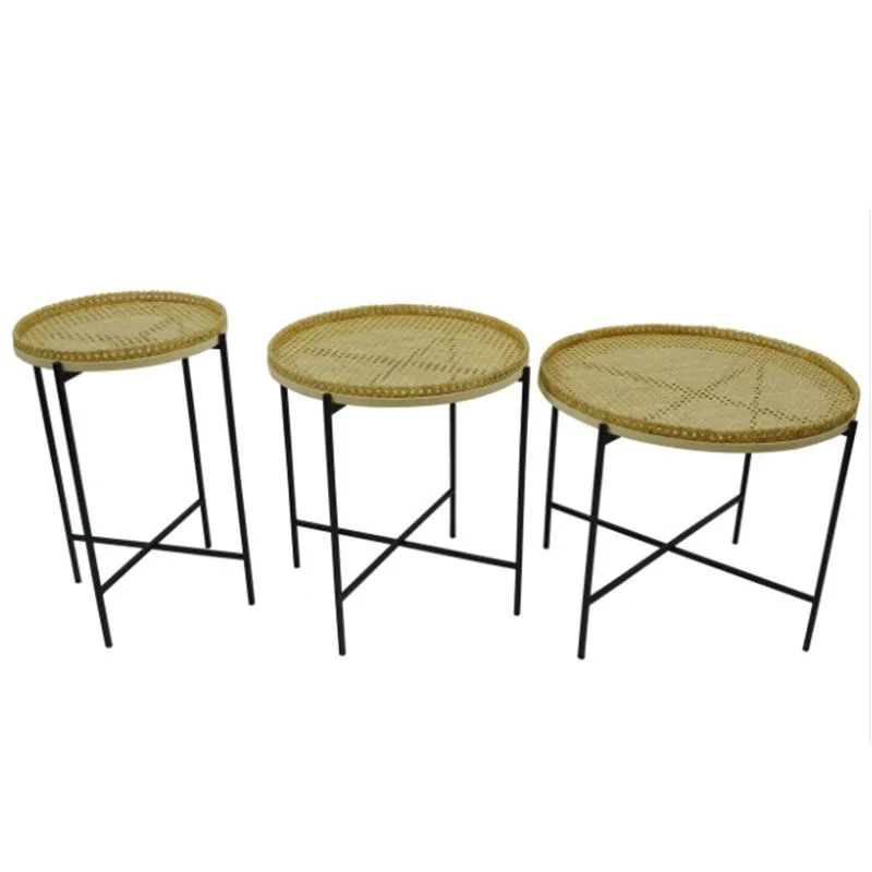 Manufacturer of Natural Rattan Side Table Top Center Table Living Room Furniture