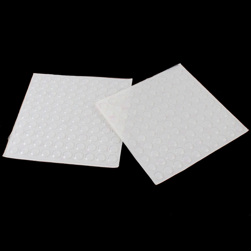 Transparent Silicone Self-Adhesive Rubber Particle Silencer Anti-Collision Shockproof Rubber Pad for Cabinet Door Wardrobe