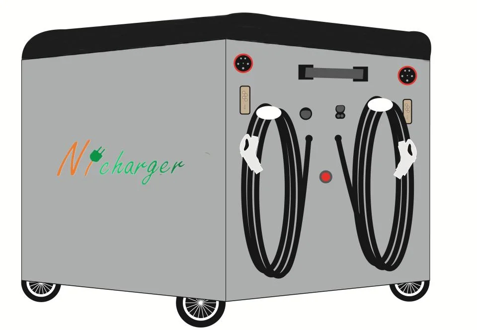 Système de chargeur de secours électrique portable 20 kw 30 kw 40 kw 50 kw avec Batterie