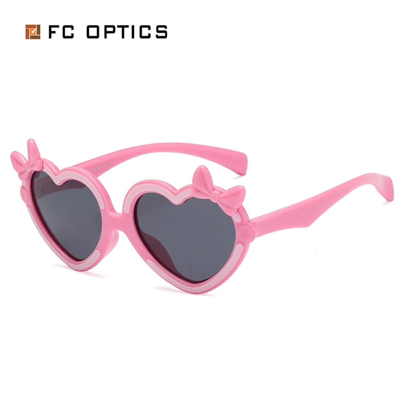 Wholesale 2020 Hot Fashion Kids Heart Sunglasses Girls