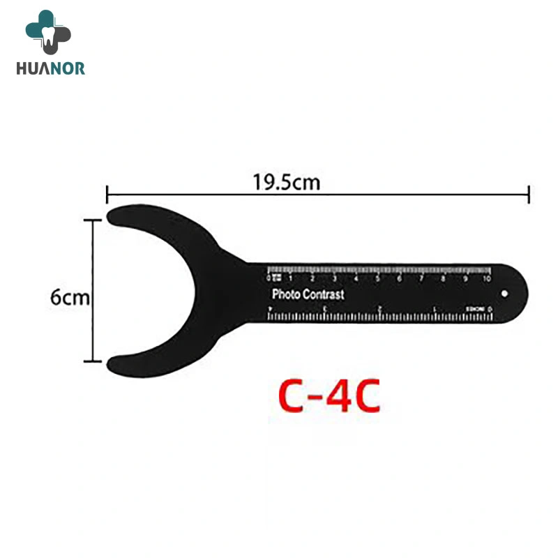 Good Price Dental Black Background Photography Image Contrast Oral Cheek Plate with Scale Dentistry Instrument Dental Equipment