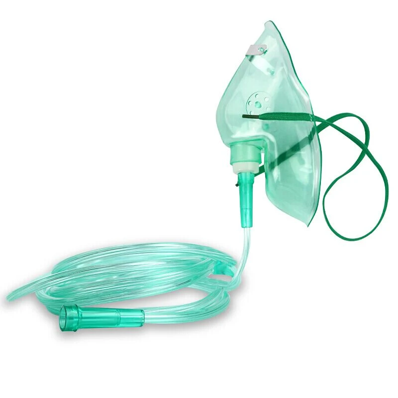Medical Grade Material Oxygen Mask for Children and Adults Breathing Tube