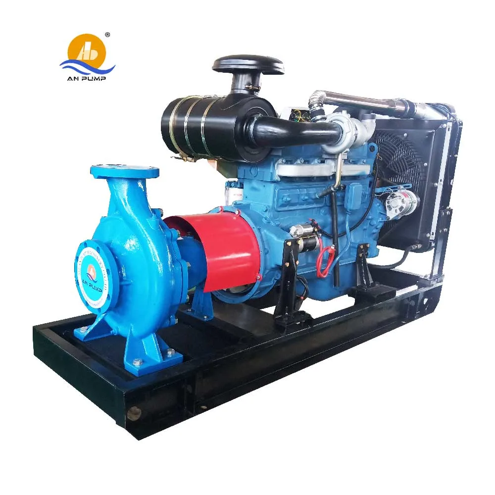 High Pressure Horizontal Centrifugal Farm Agriculture Irrigation Diesel Engine Water Pump