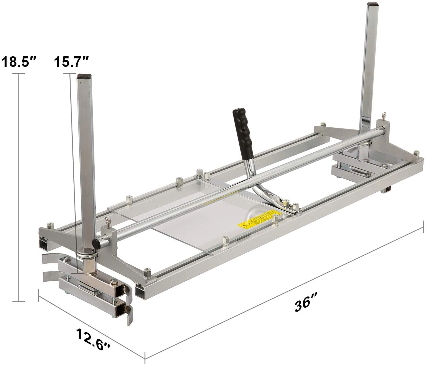 Portable Chainsaw Mill Planking Milling 14 Inches to 36 Inches Guide Bar Wood Lumber Cutting Sawmill Aluminum Steel Chainsaw Mill for Builders and Woodworkers