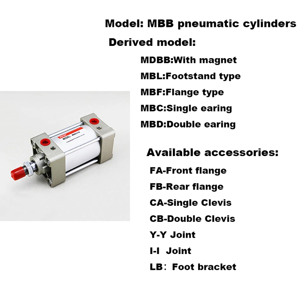 Mbb Auto Tool Change Air Booster Aluminum Bt50 Spindle Use 6ton Pneumatic Cylinder