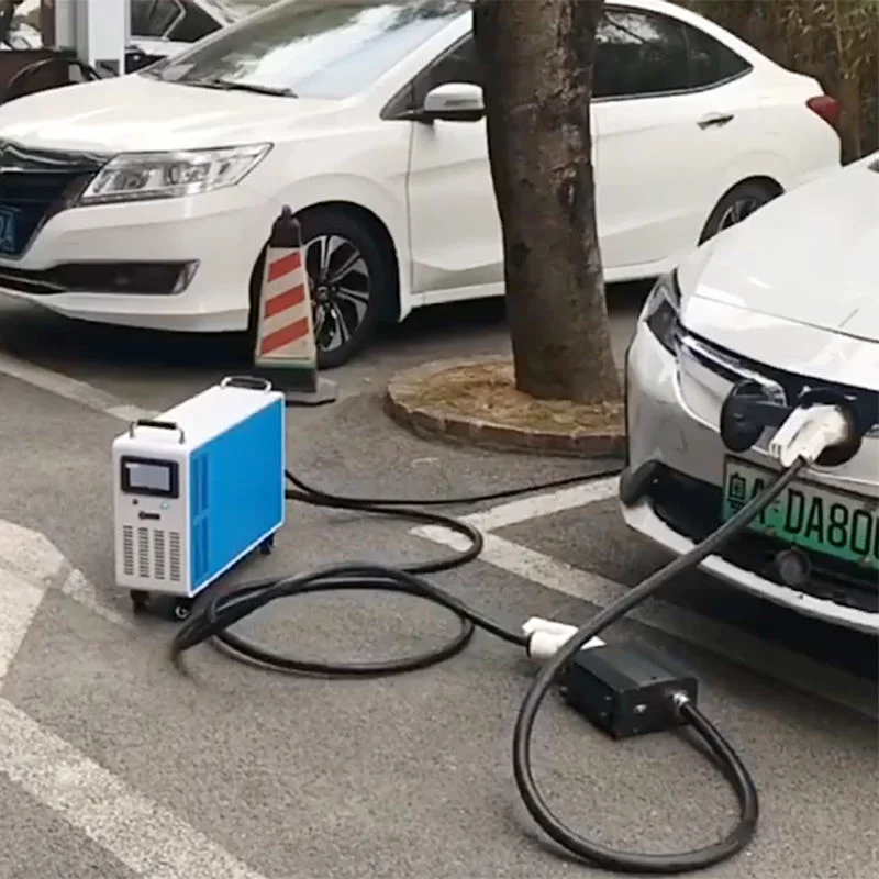 Factory Portable DC Charger CE Approval Rapid DC Electric Vehicles Charger CCS 40kw 120A Movable DC Charger