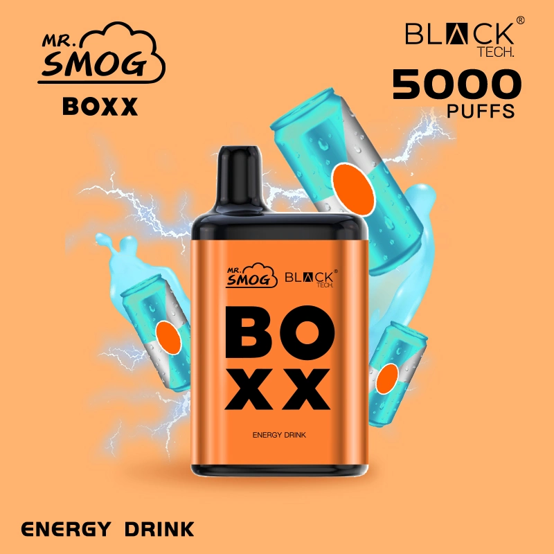 Nueva Marca mercado Mr Smog Boxx 5000 Puffs 5% Nicotina Bang I obtener XXL Pod Mod recargable desechable Vap Malasia E Precio del cigarrillo