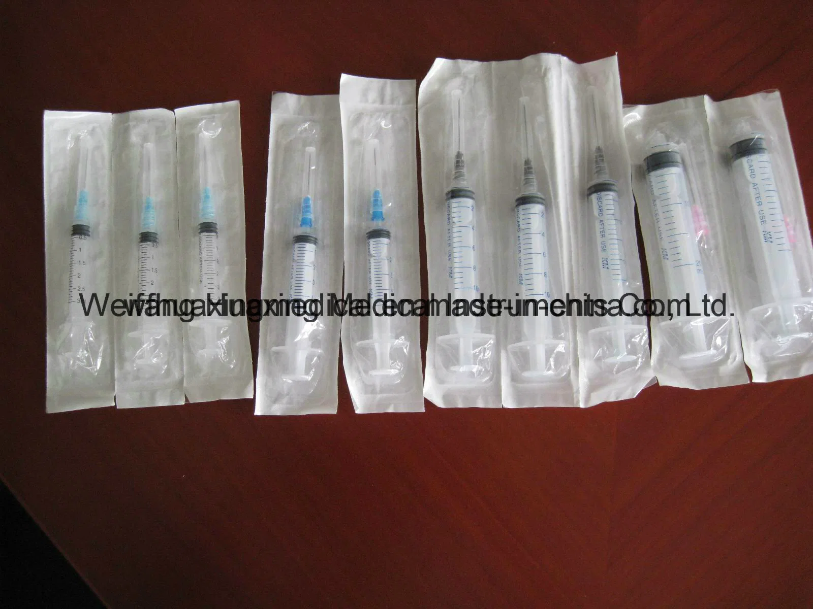 Disposable Medical Equipment with Luer Slip or Luer Lock