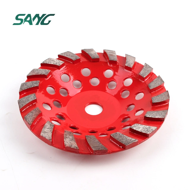 Grinding Disc for Concrete, Diamond Turbo Cup Wheel, Abrasive Tool