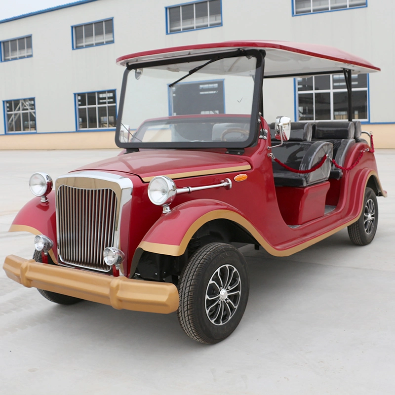 China Customized Wholesale/Supplier 8 Passengers Elegant Design Resorts Antique Electric Sightseeing Car