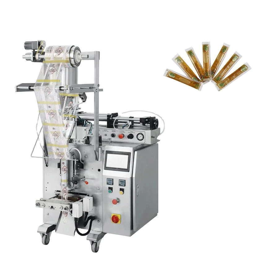 Machine d'emballage automatique verticale pour sachets de liquide, machine de remplissage pour bâtonnets de jus de fruits