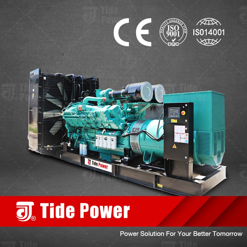 Tide Power 500kVA 50Hz Cummins Dcec Diesel Generator Set Open Type, Power Range From 22 to 500kVA Open Series, Leroysomer/Stamford/Tide, Comap/Deepsea