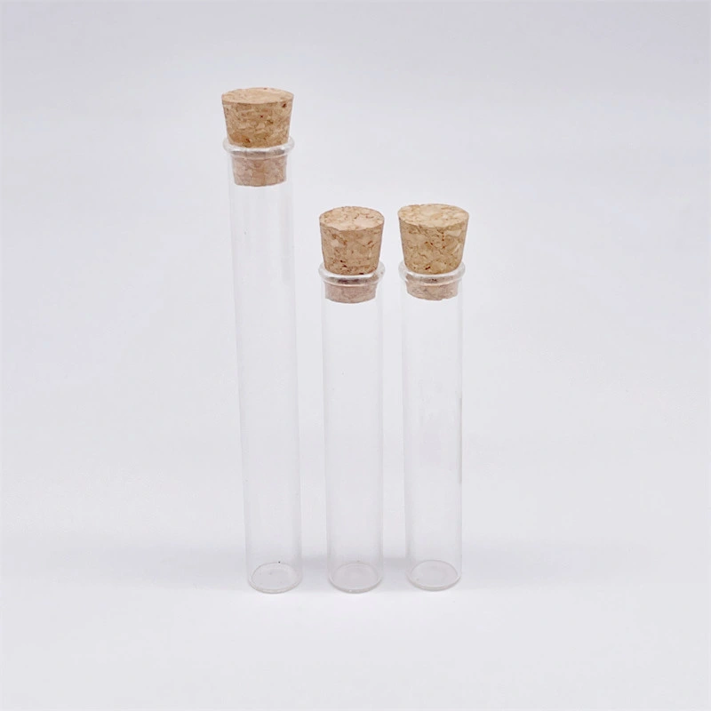 Borosilicate Glass Clear Cigar Packaging Tube Glass Test Tube for Cigar Packaging