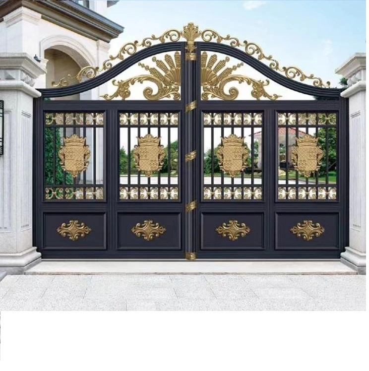 Luxury Design Customized Wrought Iron Gate Garden Stainless Steel Entrance Gate