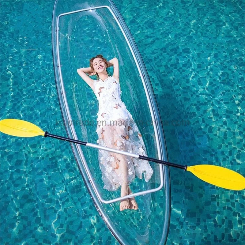 China Manufactures Clear Canoe with Two Floating Air Bags for Freshman