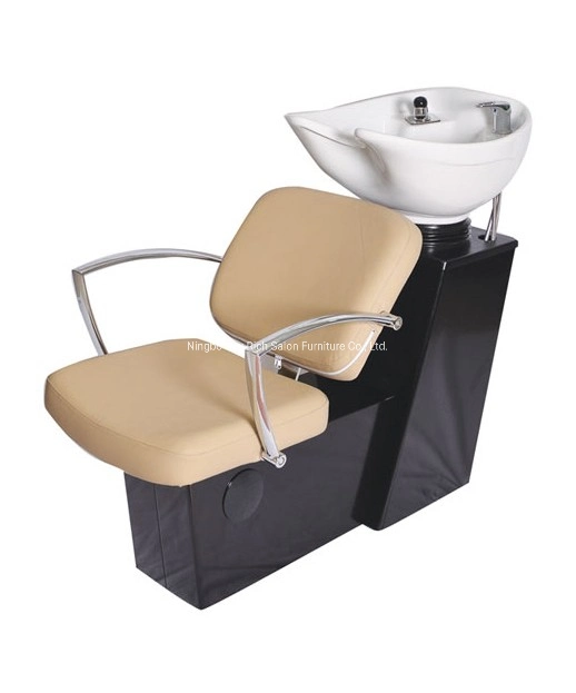 Wash Hair Chair Hair Salon Shampoo Chair Washing Unit with Ceramic Basin