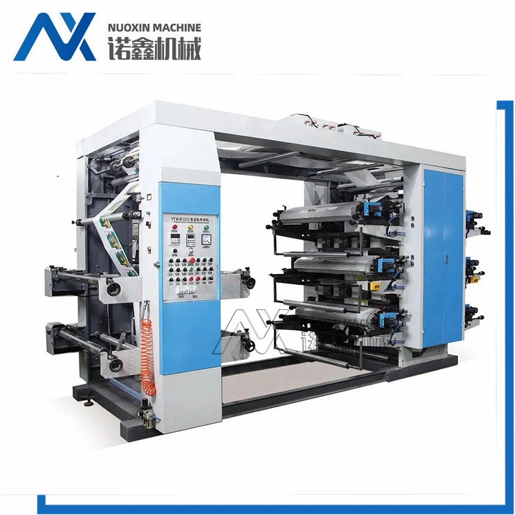 6 Colour Non Woven Fabric Flexographic Printing Machine