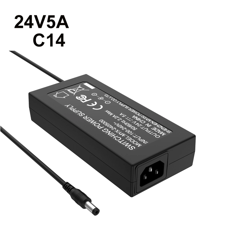 Adaptador de alimentación de escritorio 12W 24W 36W 60W 72W 80W 90W Fuente de alimentación 100W120W 150W 180W 200W DC Electrónica